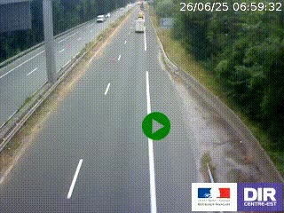 Webcam sur la nationale N90 à Gilly-sur-Isère, en direction et à proximité d'Albertville