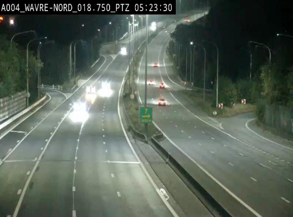 Webcam traffic E411(A4) - BK 18.7 - Bierges (Wavre Nord)