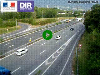 Caméra routière à hauteur de la sortie 15 Chambéry-centre au PK 4,103 en direction d'Albertville