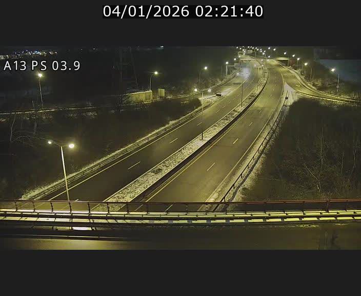 Traffic live webcam Luxembourg Differdange - A13 direction Esch-sur-Alzette - BK 3.9