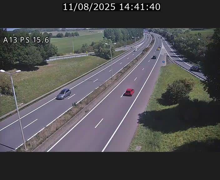Traffic live webcam Luxembourg Kayl - A13 direction Dudelange - BK 15.6