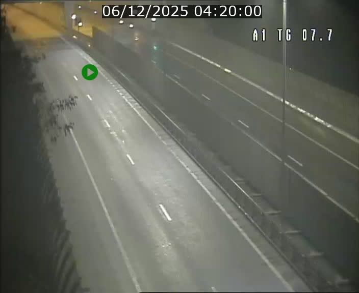 Traffic live webcam Luxembourg Kirchberg - A1 direction Luxembourg-ville - BK 7.7