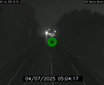 Webcam sur le périphérique de Nantes (N844) entre la Porte de Saint-Luce et la Porte d'Anjou, à l'est de la ville