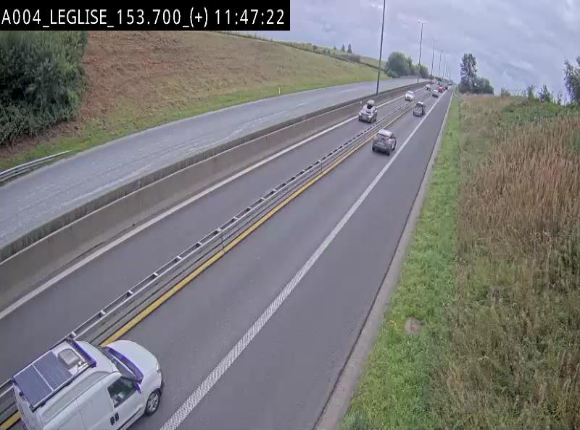 Webcam autoroute E411 à hauteur de Léglise, en direction de Luxembourg