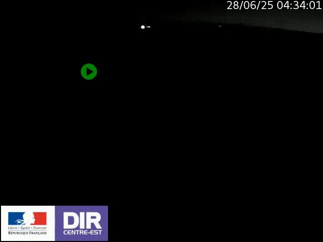 Webcam sur le contournement de Valence, sur la Nationale 7, à la jonction avec la N532, caméra orientée vers Grenoble