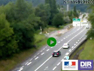 Webcam info trafic à proximité de Vizille sur la N85, au niveau du point de vue du Saut du Moine à Champagnier