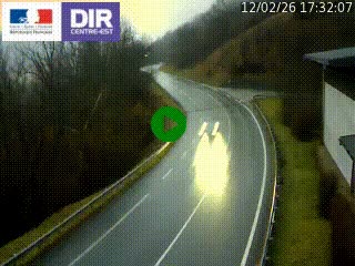 Caméra trafic sur la N90 à Bourg-Saint-Maurice, en provenance d'Aoste et en direction d'Albertville