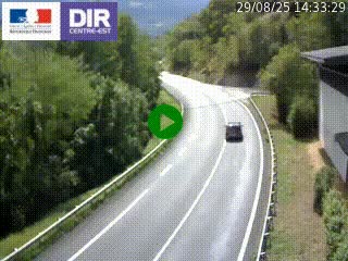 Caméra trafic sur la N90 à Bourg-Saint-Maurice, en provenance d'Aoste et en direction d'Albertville