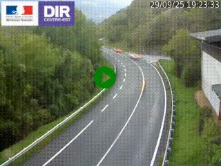 Caméra trafic sur la N90 à Bourg-Saint-Maurice, en provenance d'Aoste et en direction d'Albertville