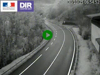 Caméra trafic sur la N90 à Bourg-Saint-Maurice, en provenance d'Aoste et en direction d'Albertville
