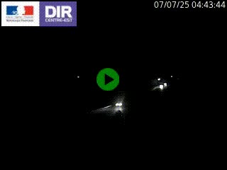 Caméra trafic à Meylan sur la Rocade-Sud de Grenoble en direction d'Aix-en-Provence