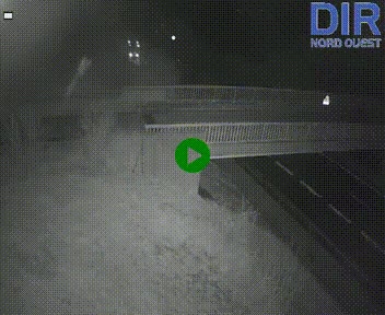 Webcam sur A84 à hauteur de Pont-Farcy, au niveau du pont autoroutier sur la Vire, au sud de Saint-Lô