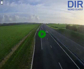 Webcam sur A84 à hauteur de l'échangeur de Poilley avec la N175, au sud d'Avranches