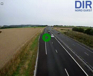 Webcam sur A84 à hauteur de l'échangeur de Poilley avec la N175, au sud d'Avranches