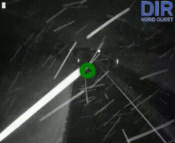 Webcam sur A84 à hauteur de l'échangeur de Poilley avec la N175, au sud d'Avranches