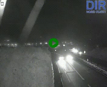 Webcam au début de l'A84 sur le périphérique Ouest de Caen (N814) à hauteur de la sortie 9, Porte de Bretagne