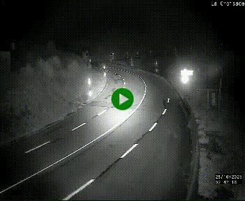 Webcam au carrefour de la croisade, à la jonction entre la N22 et la N320, avant le poste de douane franco-andorrane. Webcam à 1790 mètres d'altitude