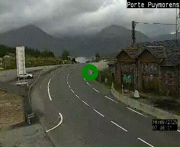 Webcam Col du Puymorens sur N320, en direction de Pas de la Casa (Andorre)