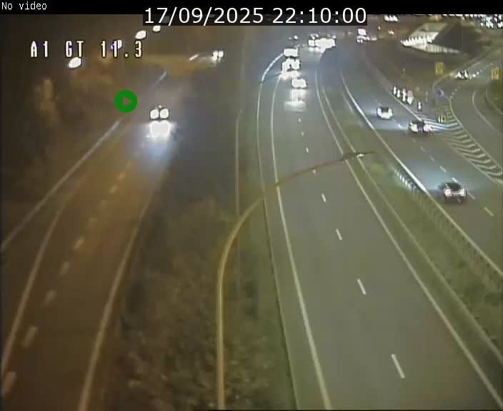 Traffic live webcam Luxembourg Senningerberg - A1 direction Allemagne - BK 11.3