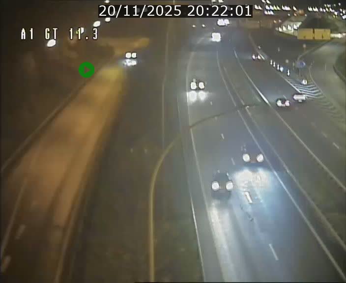 Traffic live webcam Luxembourg Senningerberg - A1 direction Allemagne - BK 11.3