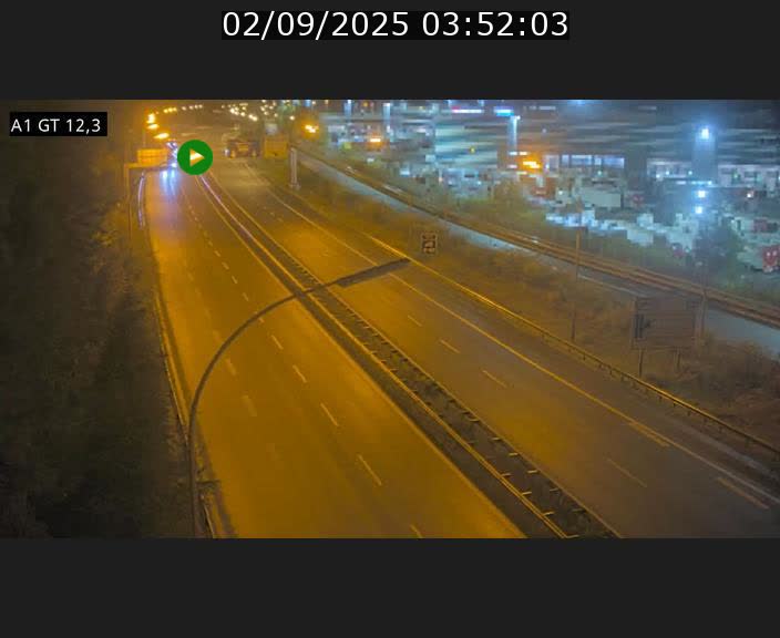 Traffic live webcam Luxembourg Senningerberg - A1 direction Allemagne - BK 12.3