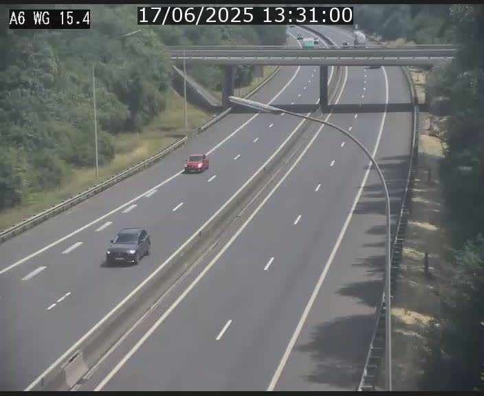 Traffic live webcam Luxembourg Capellen - A6 - BK 15.4 - direction Luxembourg/France/Allemagne