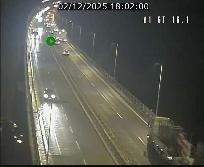 Traffic live webcam Luxembourg Niederanven - A1 direction Allemagne - BK 16.1