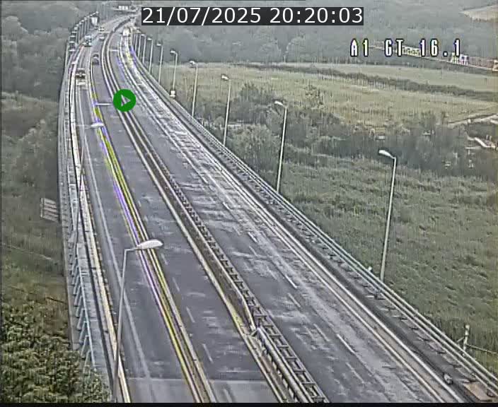 Traffic live webcam Luxembourg Niederanven - A1 direction Allemagne - BK 16.1