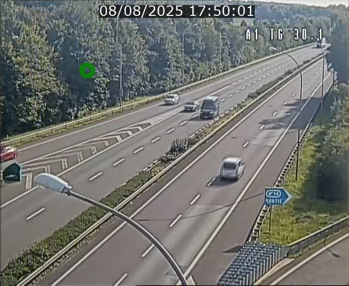 Traffic live webcam Luxembourg Grevenmacher - A1 direction Luxembourg - BK 30.1