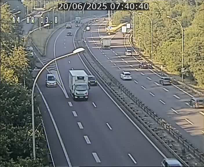 Webcam traffic A4 Luxembourg - BK 3.8 - Leudelange (direction Esch sur Alzette)