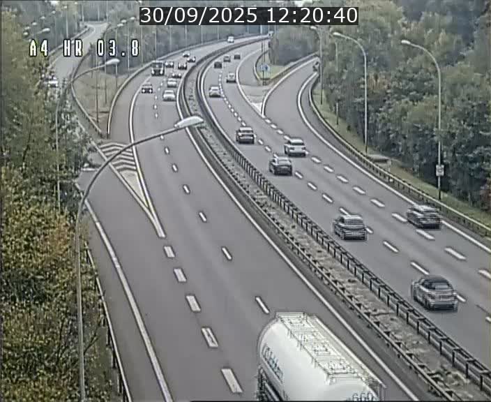 Webcam traffic A4 Luxembourg - BK 3.8 - Leudelange (direction Esch sur Alzette)