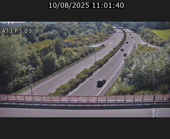 Traffic live webcam Luxembourg Differdange - A13 direction Esch-sur-Alzette - BK 3.9