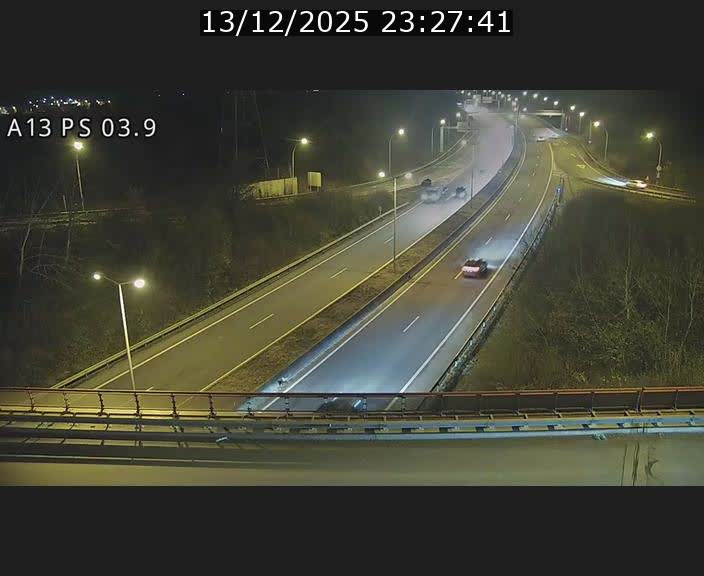 Traffic live webcam Luxembourg Differdange - A13 direction Esch-sur-Alzette - BK 3.9