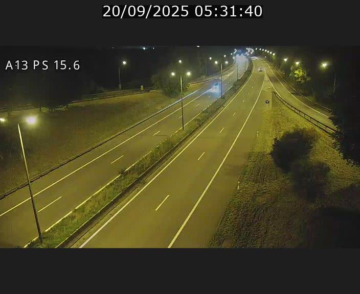Traffic live webcam Luxembourg Kayl - A13 direction Dudelange - BK 15.6
