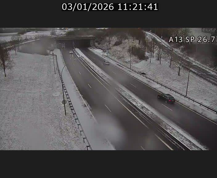 Traffic live webcam Luxembourg Frisange - A13 direction Luxembourg-ville - BK 26.7