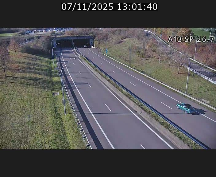 Traffic live webcam Luxembourg Frisange - A13 direction Luxembourg-ville - BK 26.7