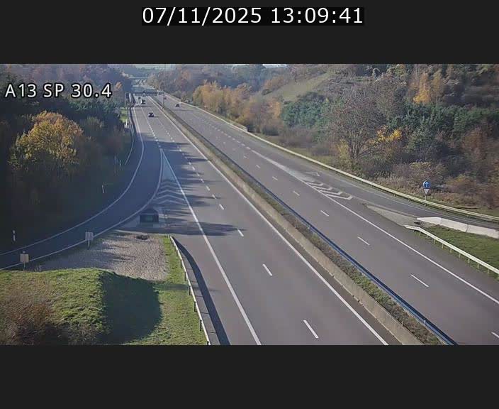 Traffic live webcam Luxembourg Altwies - A13 direction Luxembourg-ville - BK 30.4