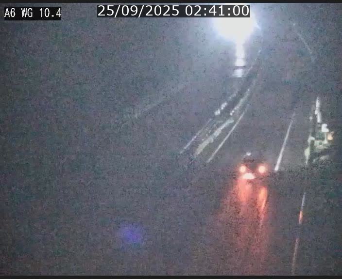 Traffic live webcam Luxembourg Mamer - A6 - BK 10.4 - direction Luxembourg/France/Allemagne