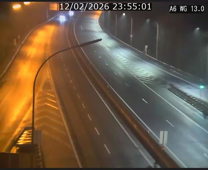 Traffic live webcam Luxembourg Mamer - A6 - BK 13 - direction Luxembourg/France/Allemagne