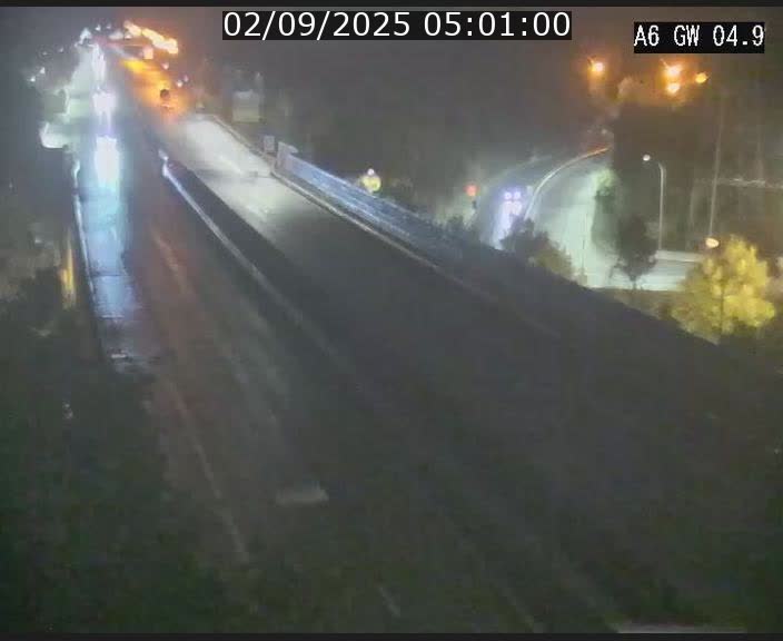 Traffic live webcam Luxembourg Croix de Cessange - A6 - BK 4.9 - direction Belgique