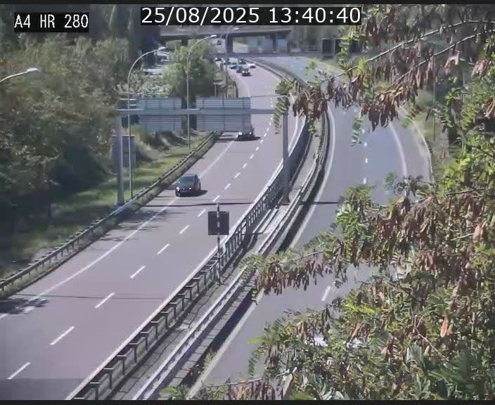 Webcam traffic A4 Luxembourg - BK 0.2 - P+R Bouillon (direction Luxembourg)