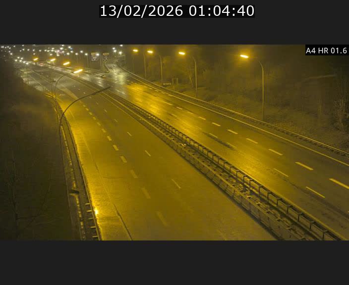 Info Trafic Luxembourg A4 - BK 1.6 - Croix de Cessange (direction Esch)