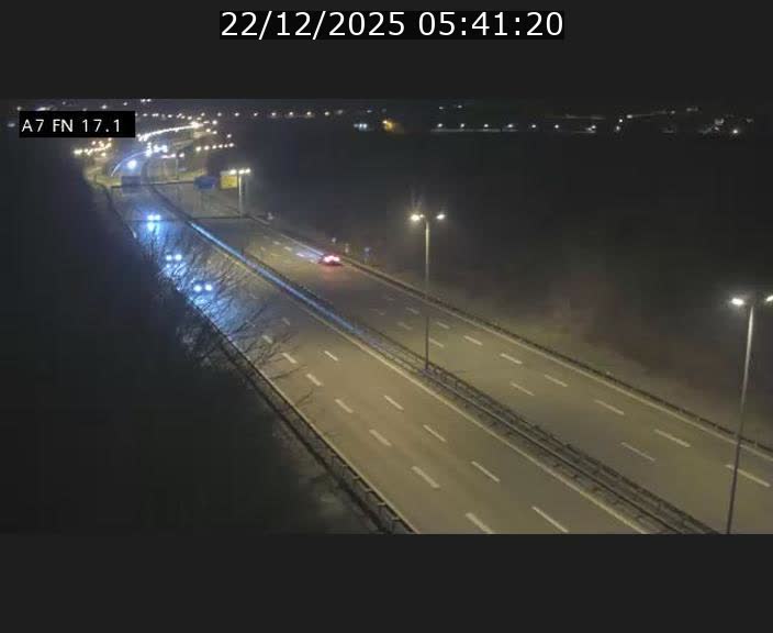 Caméra trafic Luxembourg - A7, Merscherbierg direction Mersch
