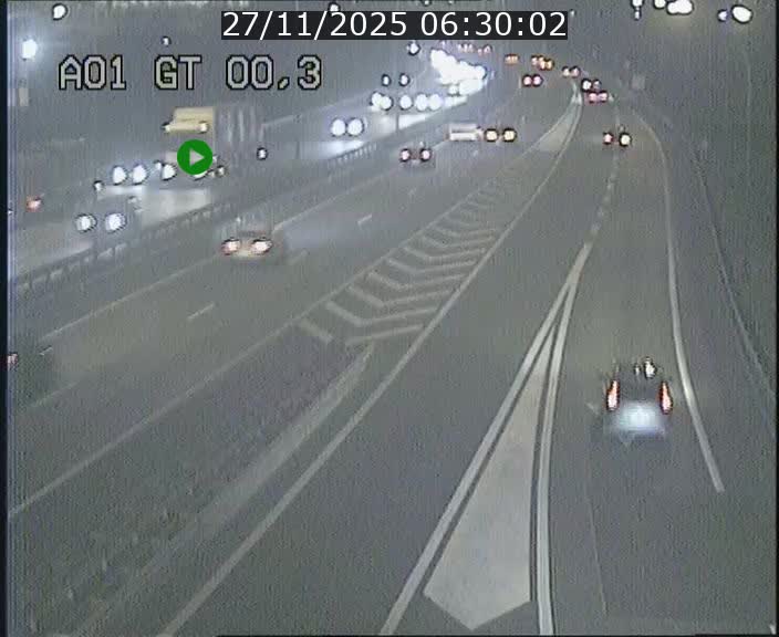 Traffic live webcam Luxembourg Croix de Gasperich - A1 direction Kirchberg - BK 0.3