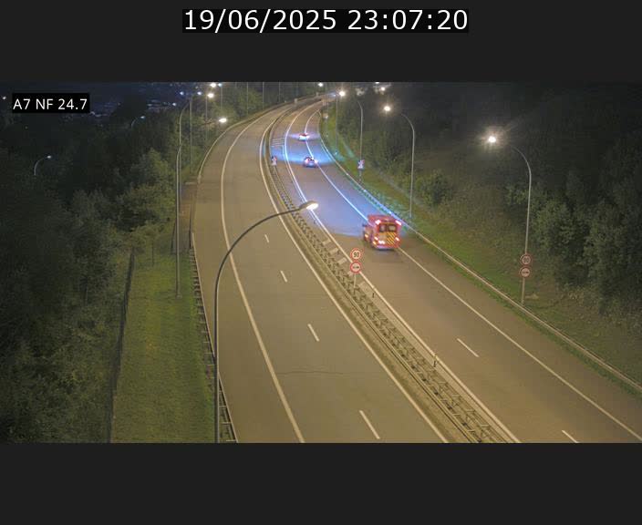 Caméra trafic Luxembourg - A7, Schieren direction Mersch