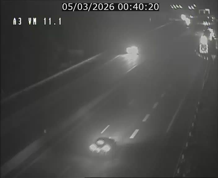 Webcam à la frontière franco-luxembourgeoise, avant la Croix de Bettembourg - BK 11.1 - direction Luxembourg-ville