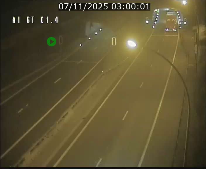 Traffic live webcam Luxembourg Hesperange - A1 direction Kirchberg - BK 1.4