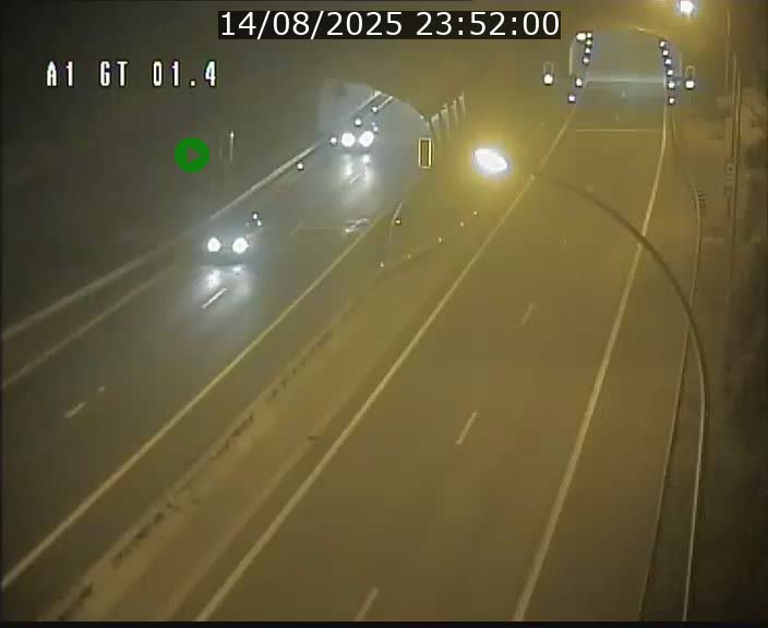 Traffic live webcam Luxembourg Hesperange - A1 direction Kirchberg - BK 1.4