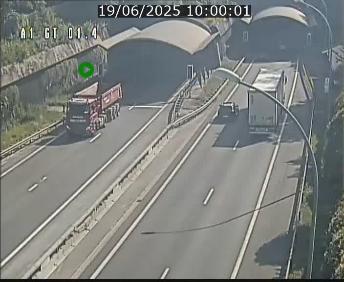 Traffic live webcam Luxembourg Hesperange - A1 direction Kirchberg - BK 1.4
