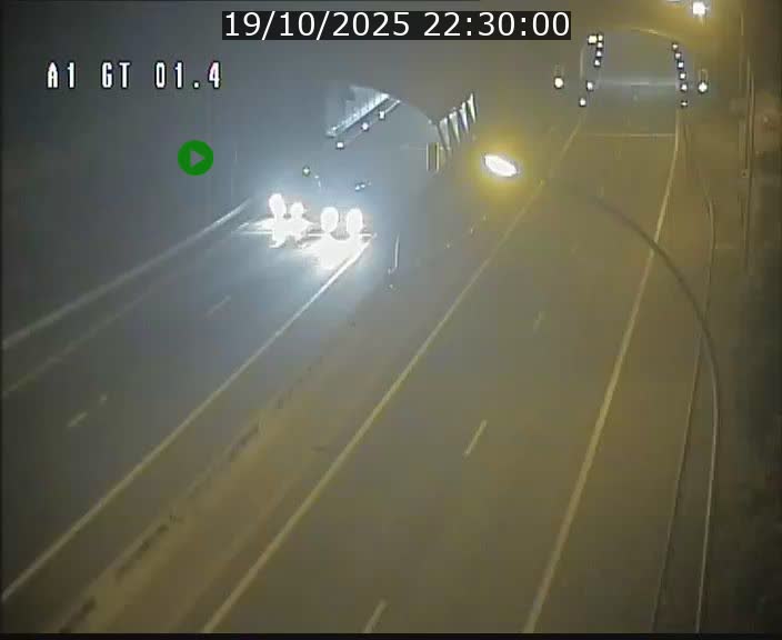 Traffic live webcam Luxembourg Hesperange - A1 direction Kirchberg - BK 1.4
